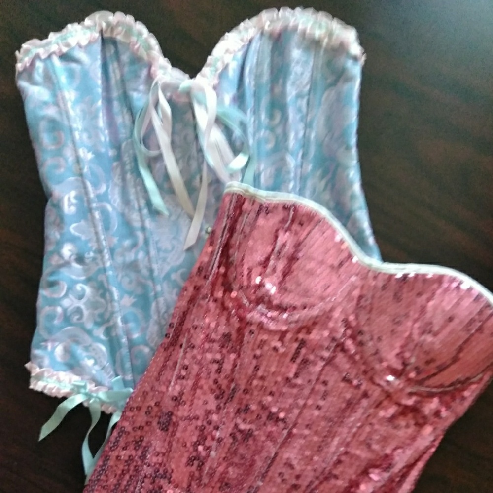 2 size small corsets